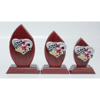 VIZINGR Motokára plakety H161-3-2531 H161-2531/14 cm