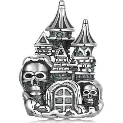 P&J Jewellery Stříbrný přívěsek Strašidelný zámek SB116