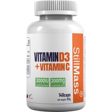 StillMass Vitamín D3 + Vitamín C 140 kapsúl