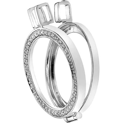 Hot Diamonds Stříbrný přívěsek Emozioni Reversible Coin Keeper DP486 p 33 r