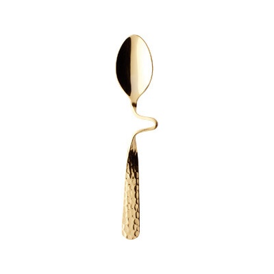 KÁVOVÁ LYŽIČKA NEWWAVE CAFFE 12CM POZLÁTENÁ