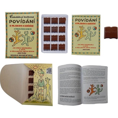 Fikar Čokoládová knihovna Povídání o pejskovi a kočičce 60 g