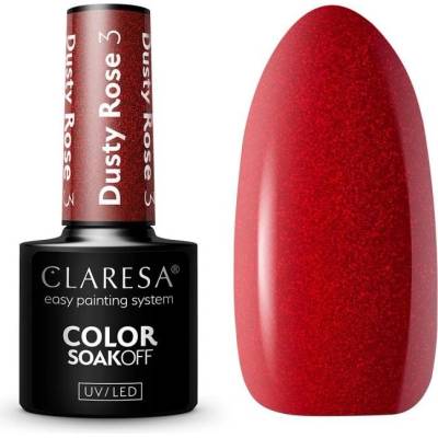 Claresa gél lak na nechty Dusty rose nr. 3 5 g