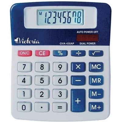 VICTORIA Kalkulačka, stolný, 8miestny displej, "GVA-430AP"