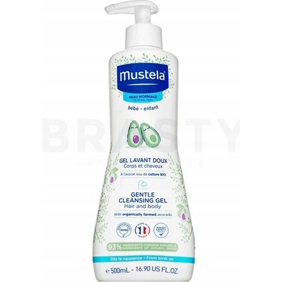 Mustela Jemný čisticí tělový a vlasový gel 500 ml
