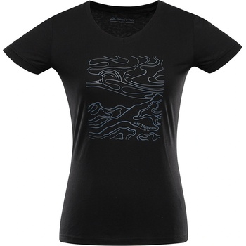 ALPINE PRO Дамска бързосъхнеща тениска с Cool Dry ALPINE PRO NEGA 2 черно вариант pa ALPINE PRO | Cheren | ЖЕНИ | XS