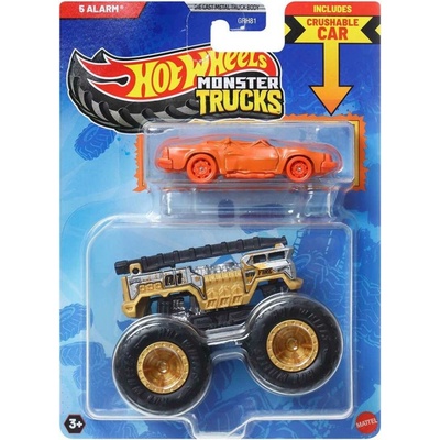 Mattel Hot Wheels Monster Trucks s angličákem 5 Alarm