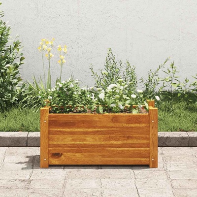 Greatstore Vyvýšený záhon akáciové dřevo 50 x 25 x 25 cm