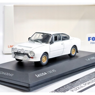 FOX18 Škoda 130 RS Plain body version žlutá 1:43 – Sleviste.cz