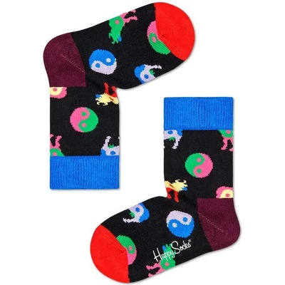 Чорапи Happy socks Yin Yang Cow socks - Black (Multicolor)