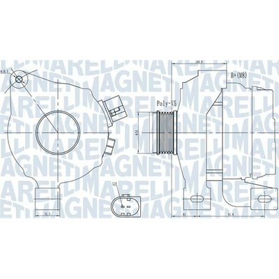 Generátor MAGNETI MARELLI 063732001010