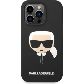 KARL LAGERFELD Калъф Karl Lagerfeld - MS Karl Head, iPhone 14 Pro Max, черен (3666339078027)