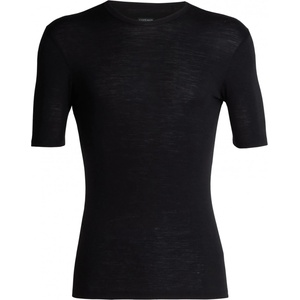 Icebreaker Мъжко мериносово термобельо Icebreaker 175 Everyday S/S Crewe Merino base layer - Black (015-0853-0112)