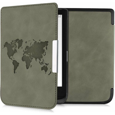 KW Mobile Travel Outline KW5022807 Púzdro pre Pocketbook 616/617/627/628/632/633 4063004314043 šedé