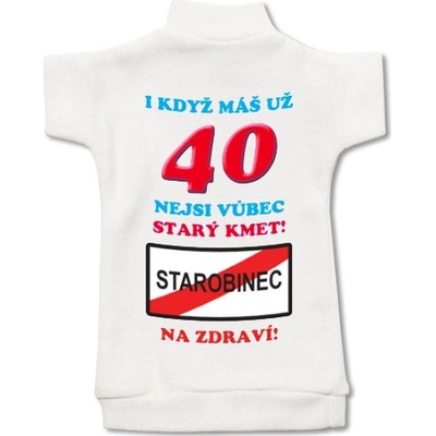 Divja Tričko na fľašu k štyridsiatke CZ
