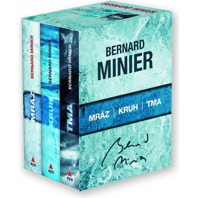 3 x Bernard Minier - box Mráz, Kruh, Tma