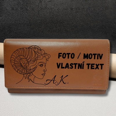 Personalizované dámské kožené peněženky
