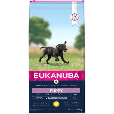 Eukanuba Puppy Large Breeds Chicken 15 kg
