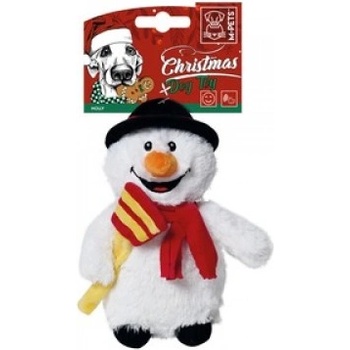 M-PETS CHRISTMAS Dog Toy - HOLLY - Играчка за куче - Плюшен Снежен човек, 20 x 10 x 7 см, Белгия - 10649599