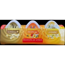 Setablu gelový osvěžovač Jasmín, Tropic, Vanilla 3 x 180 g