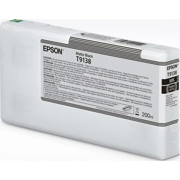 Epson T9138 Matte Black Ink Cartridge 200ml (C13T91380N)