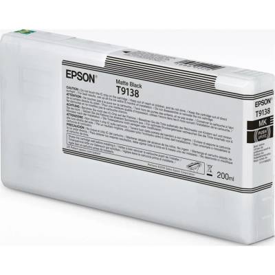 Epson T9138 Matte Black Ink Cartridge 200ml (C13T91380N)