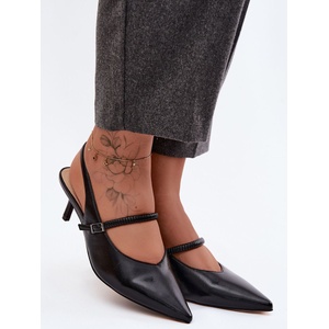 Step in style Дамски дебел ток модел 227801 Step in style