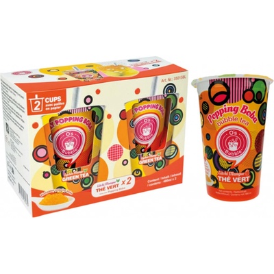 O's bubble Boba Bubble Tea Liči & Mango 2 x 480 ml