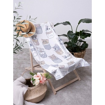 MKLozkoviny Osuška Mačičky vo vrecku 70 x 140 cm