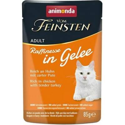 Animonda Vom Feinsten Raffinesse in Jelly kuře a krůta 24 x 85 g