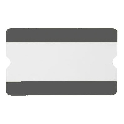 Samolepicí vyznačovací kapsy WT-5118, 1/2 A4 otevřená – PVC, tmavě šedá, 303×187 mm, balení 10 ks