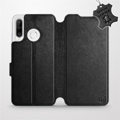 Mobiwear Flip pouzdro Huawei P30 Lite kožené Černé – Sleviste.cz