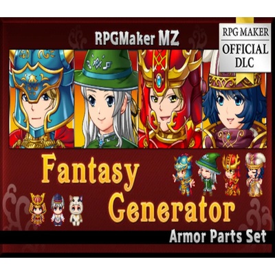 RPG Maker MZ - Fantasy Generator - Armor Parts Set