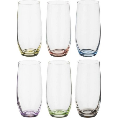 Crystalex CZ BOHEMIA RAINBOW POHÁR NA VODU 6 x 350 ML
