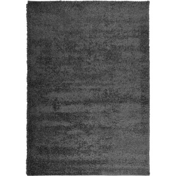 Шаги килим с дълъг косъм, модерен, антрацит, 120x170 см