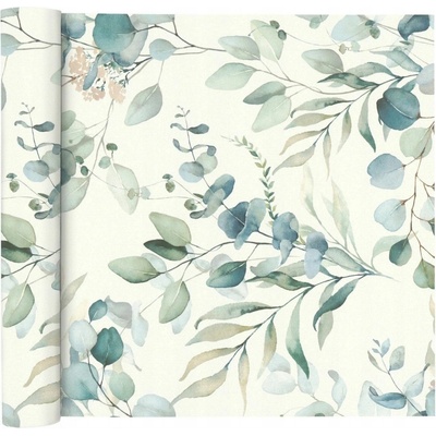 Vliesová tapeta 4Home Eukalyptus 53 cm x 10,05 m krémovo zelená