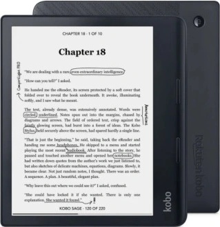 Kobo Sage 8インチ 32GB ブラック N778-KJ-BK-S-EP