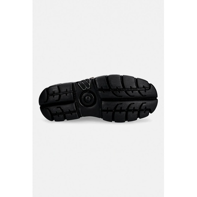 New Rock Велурени маратонки New Rock ANTE LEOPARDO CUERO, TOWER NEGRO+ lateral (M.120N.C31)