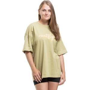 Meatfly дамска тениска Vexey Olive / Mirror Logo Meatfly | Zelen | ЖЕНИ | M