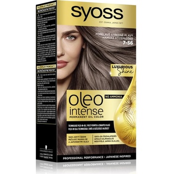 Image 1 of Syoss Oleo Intense перманентната боя за коса с олио цвят 7-56 Ashy Medium Blond