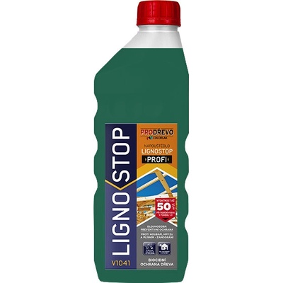 Lignostop profi V 1041 nově V 1051 zelený 1L koncentrát na 50 m2 prevent. ochrana