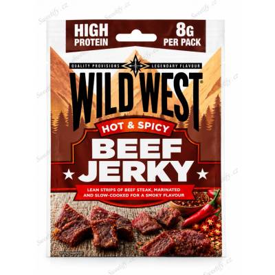 Wild West Beef Jerky Hot & Spicy 25 g