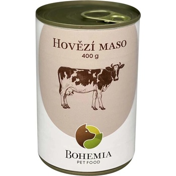 Bohemia Pet Food Hovädzie mäso vo vlastnej šťave 400 g