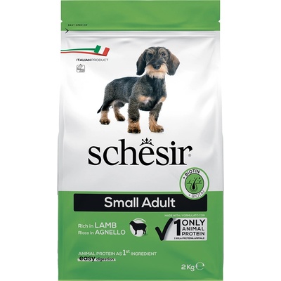 Schesir Dog Small Adult s jehněčím 2 x 2 kg