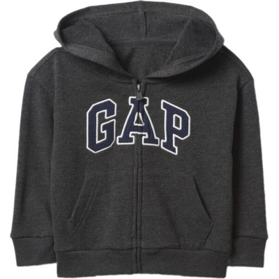 GAP V-FRCH Logo chlapecká mikina tmavě šedá