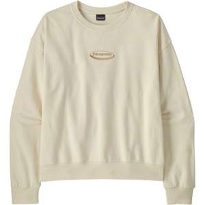 Patagonia Дамски пуловер Patagonia Women's 95 Oval Logo Daily Crew Jumper - Wool White - размер XS (117-3592-0311)