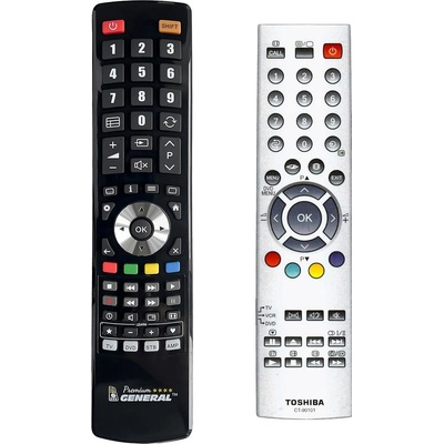 GENERAL TOSHIBA CT-90101, CT-90126, TWD50140 - съвместимо дистанционно управление на марката General (CT-90101, CT-90126, TWD50140)