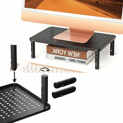 Držák podstavec pod monitor GEMBIRD MS-TABLE-01, černý – Zboží Živě