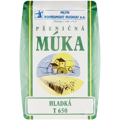 Mlyn Pohronský Ruskov Pšeničná múka hladká T 650 1 kg