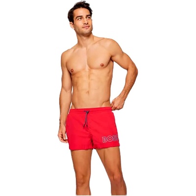 HUGO BOSS Бански гащета BOSS Mooneye 10229264 swimming shorts - Red (Red)